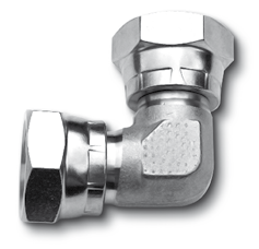 ELBOW COUPLING 90° WITH SWIVEL NUT