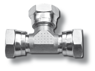 EQUAL TEES WITH SWIVEL NUT