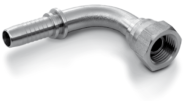 FEMMINA CURVA 90° CONO 60° FILETTO GAS CILINDRICO